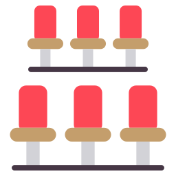 chaises Icône