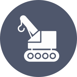 Crane truck icon