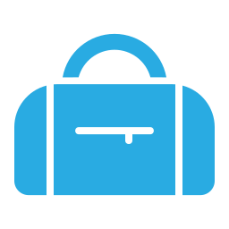 Sport bag icon