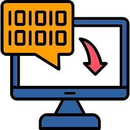 Binary code icon