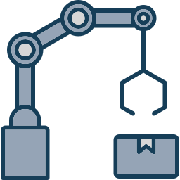 Mechanical arm icon