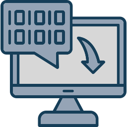 Binary code icon