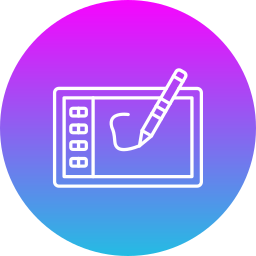 Graphic tablet icon