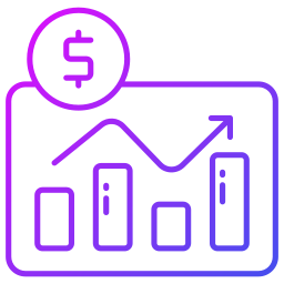 rapporto finanziario icona