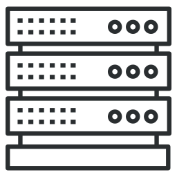 scaffale per server icona