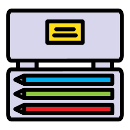 Pencil color icon