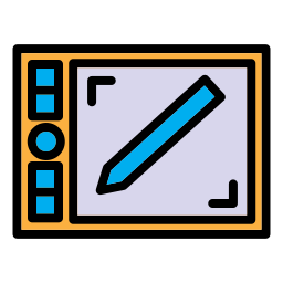 Pen tablet icon