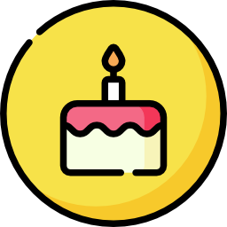 Birthday cake icon