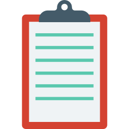 Clipboard list icon