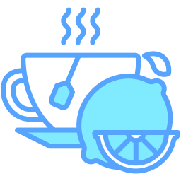 Lemon tea icon