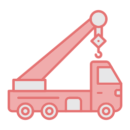 Crane truck icon