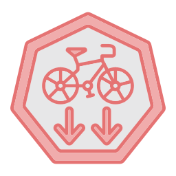 Cycle lane icon