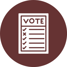 Ballot paper icon