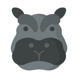 hippopotame Icône