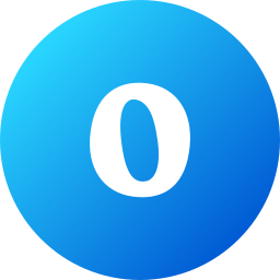 Letter o icon