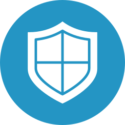 Protection shield icon