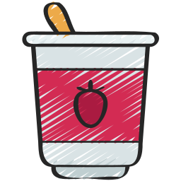 Greek yogurt icon