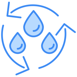 Recycle water icon