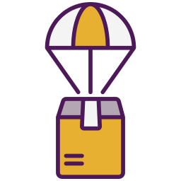 Drop shipping icon