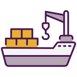 Cargo ship icon