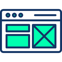 wireframe icona