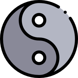 ying yang Ícone