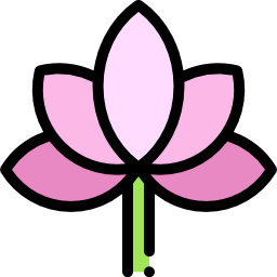 flor de lotus Ícone