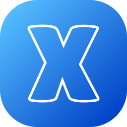 Letter x icon