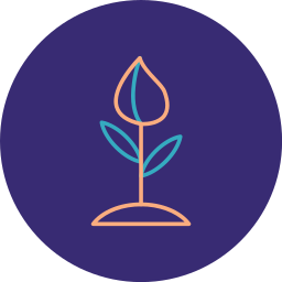 Flower bud icon