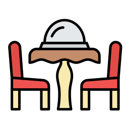 Dinner table icon