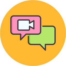 Video chat icon