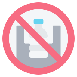 No plastic icon