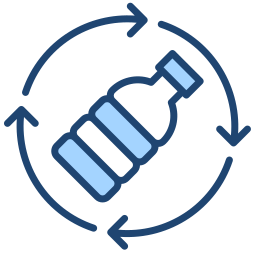 recyclage du plastique Icône