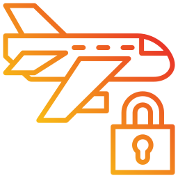 Private jet icon