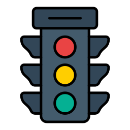 Traffic light icon