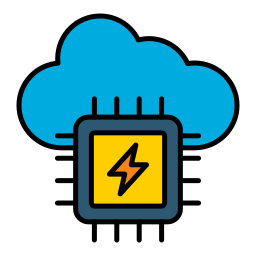 Cloud computing icon