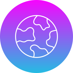 Planet earth icon