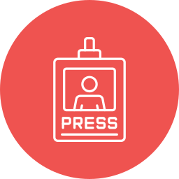 Press pass icon