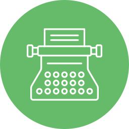 Typewriter icon