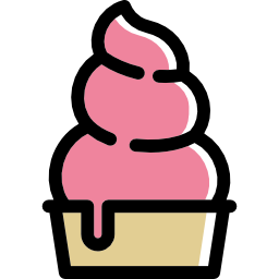 Frozen yogurt icon