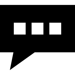 Speech bubble icon