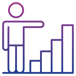 croissance de l'entreprise Icône
