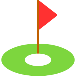 bandeira de golfe Ícone