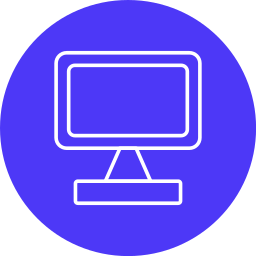 Monitor screen icon