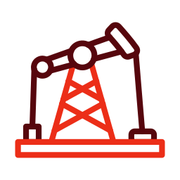 extraction de pétrole Icône