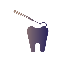 pulizia dentale icona