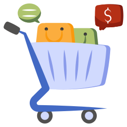 Shopping chart icon