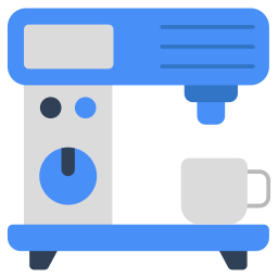 Coffee machine icon