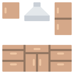 Kitchen cabinet icon