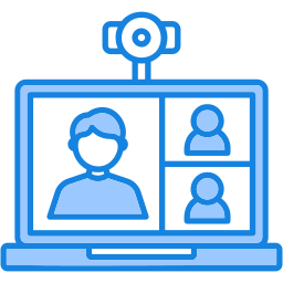 Virtual meeting icon